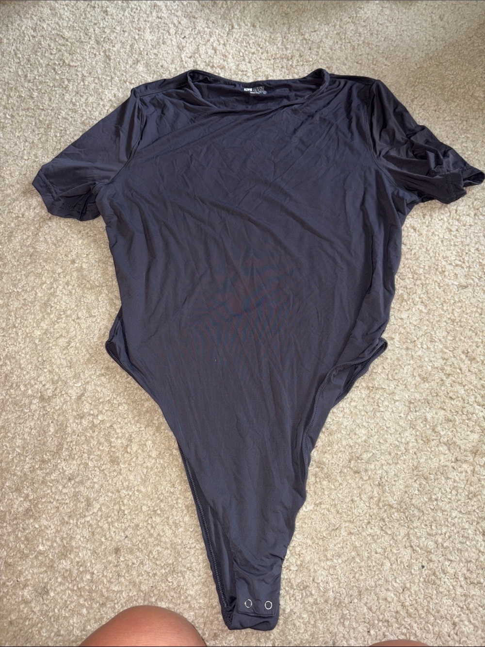 Classic Gray Short-Sleeve Bodysuit - HYZ